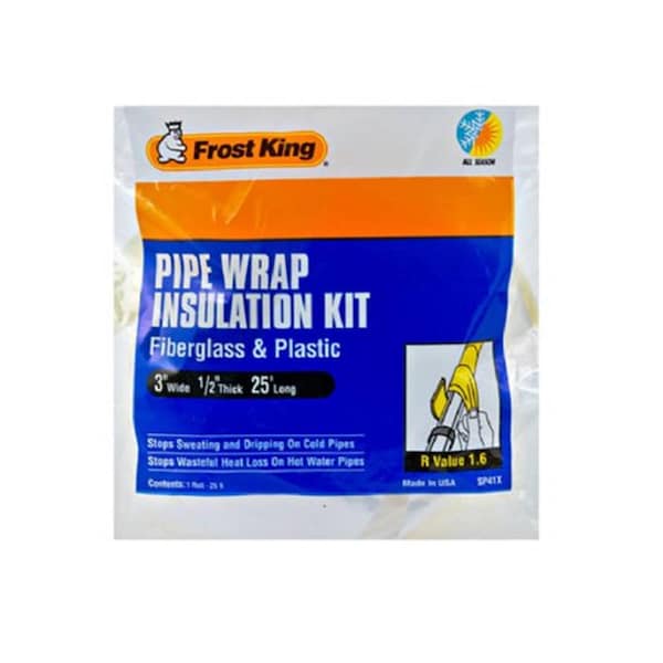 Thermwell Products SP41X Fiberglass Pipe Wrap - 3 x 25 ft. 77578023014 - main